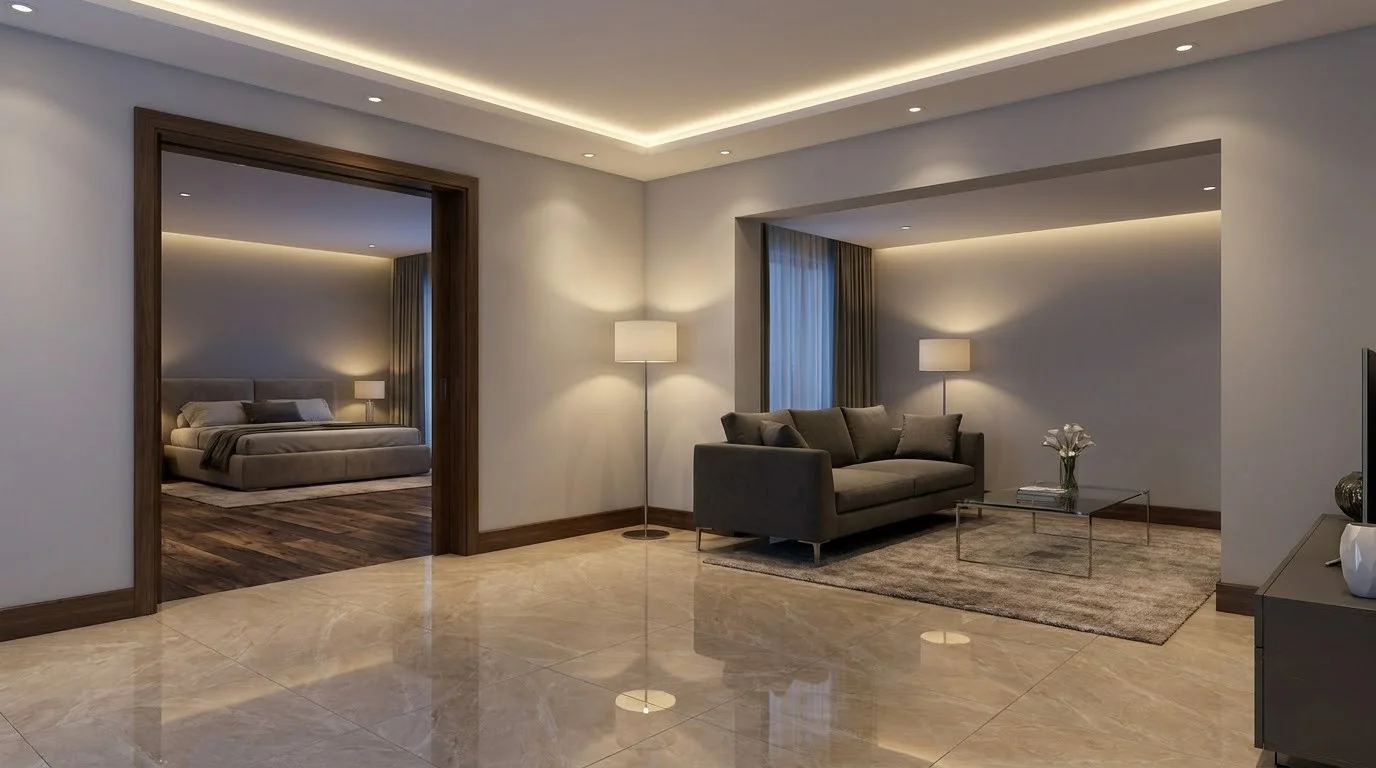Soul Space Architectural Specification — 800x800mm Larger Vitrified Tiles